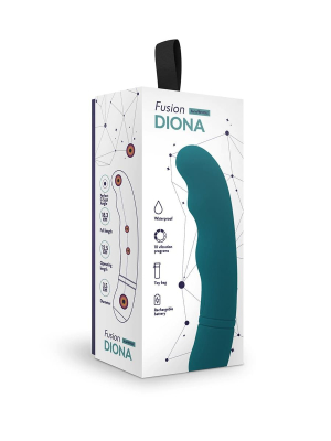 Купить G вибратор Diona, цвет морская волна  (FUSION collection) (One Size)-1.jpeg